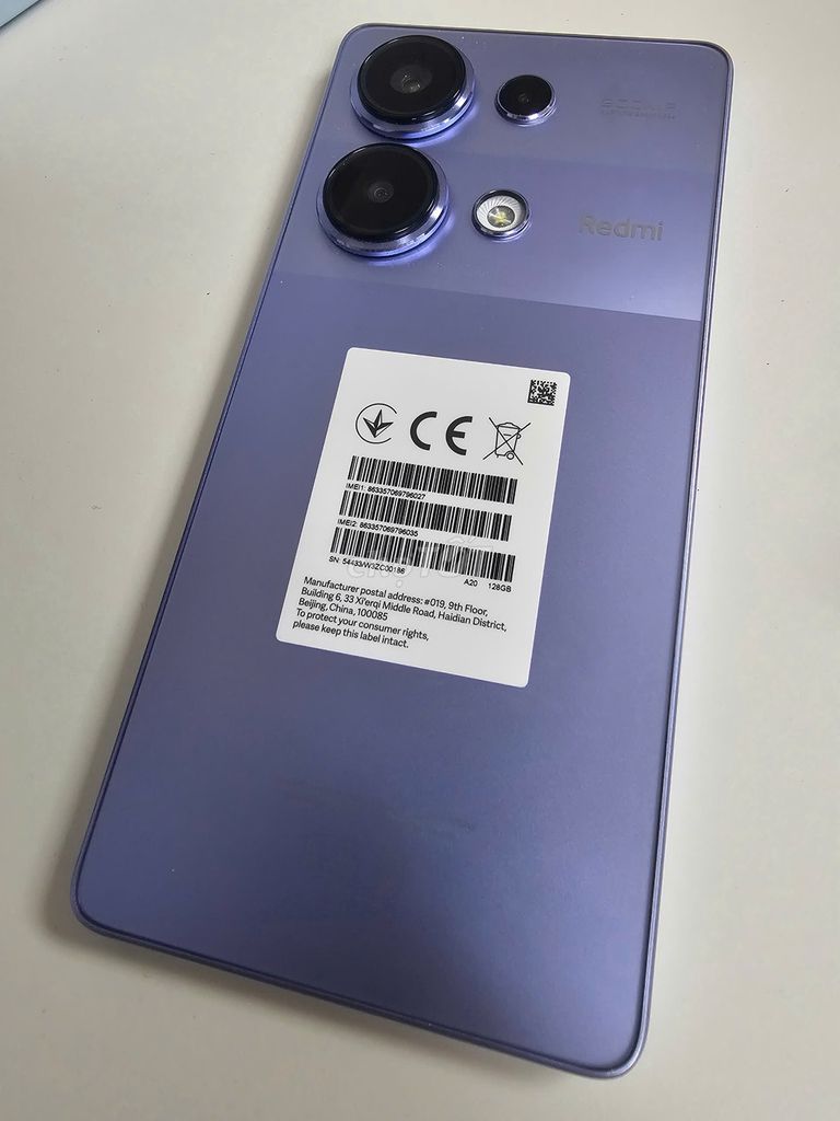 Xiaomi Redmi Note 13 Pro 128GB Tím. Mua bán Điện thoại tại Quận Ngô Quyền Hải Phòng được đăng bởi Sơn hình 1