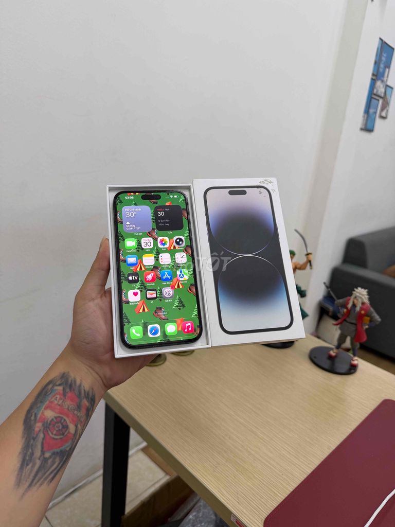 Apple iPhone 14 Pro Max QTE 128GB Full Chức Năng. Mua bán Điện thoại tại Quận Đống Đa Hà Nội được đăng bởi Trung Kiên Trả Góp Bao Nợ Xấu hình 1