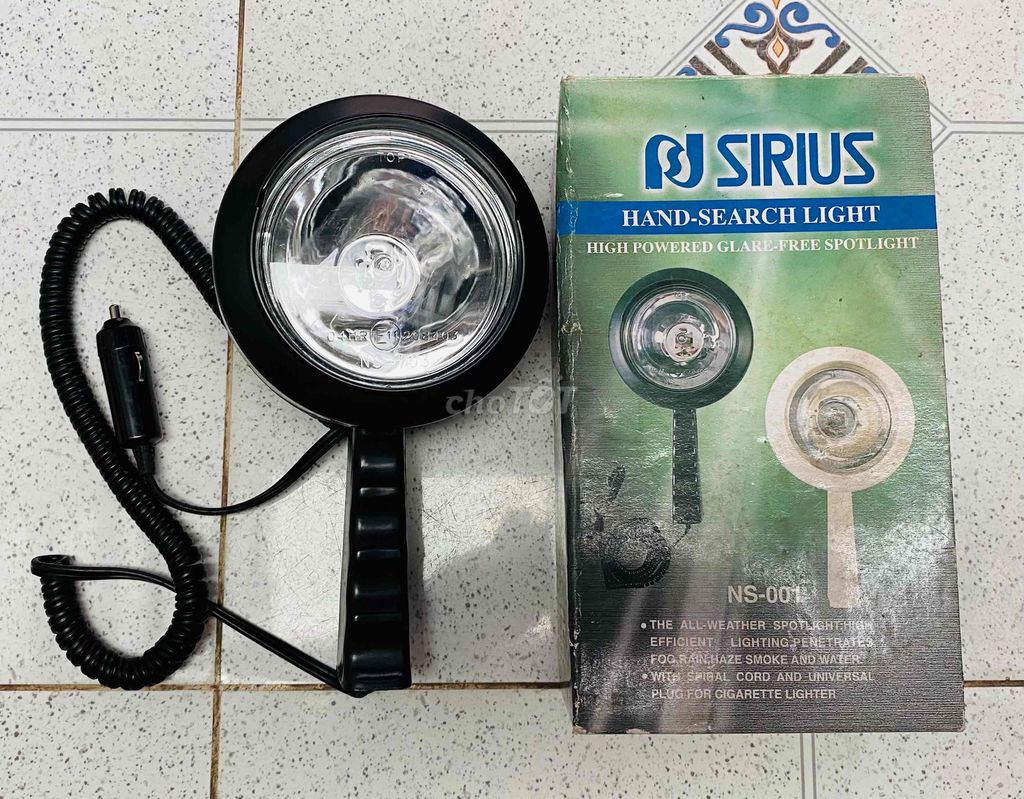 Đèn rọi cầm tay Sirius NS-001 Đen. Mua bán Đèn tại Quận Bình Thuỷ Cần Thơ được đăng bởi Minh Quang hình 1