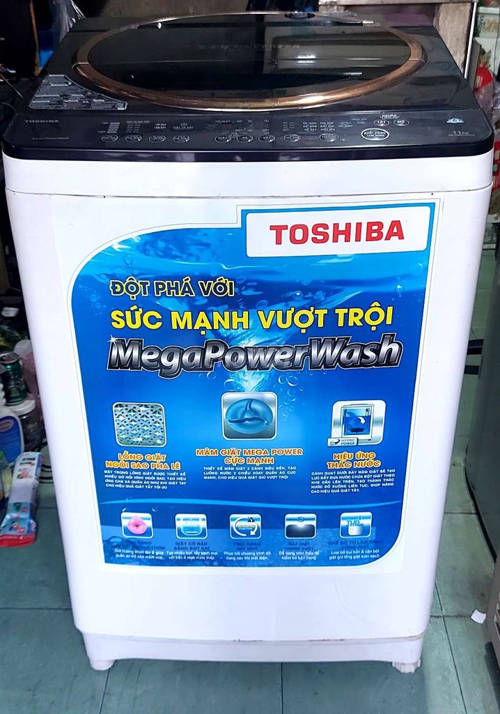 Thanh ly may giat Toshiba inverter 11kg