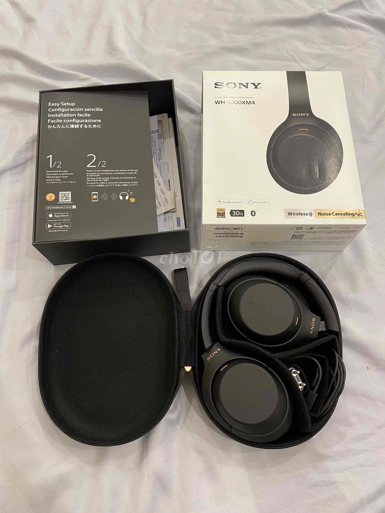 Tai nghe Sony WH-1000XM4 Đen. Mua bán Tivi, Âm thanh tại Quận Đống Đa Hà Nội được đăng bởi Dương Anh hình 1