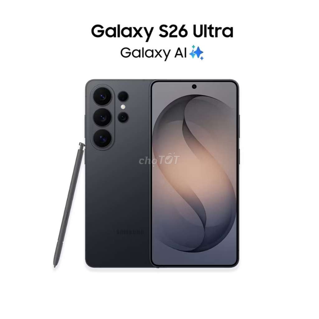 Samsung Galaxy S26 Ultra 256GB Trắng/Đen. Mua bán Điện thoại tại Quận 12 Tp Hồ Chí Minh được đăng bởi Tũn hình 1