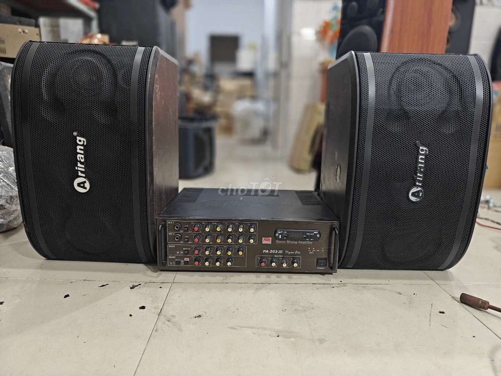 Amply Arirang PA-203III Đen. Mua bán Tivi, Âm thanh tại Thành phố Biên Hòa Đồng Nai được đăng bởi Duy Thắng hình 1