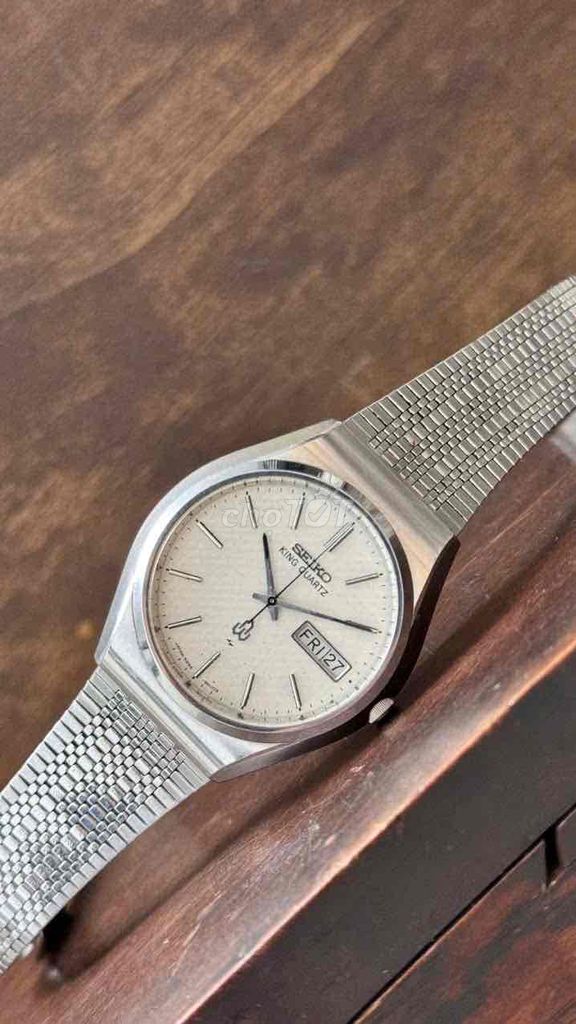 Seiko king quartz xưa hàng chuẩn Nhật