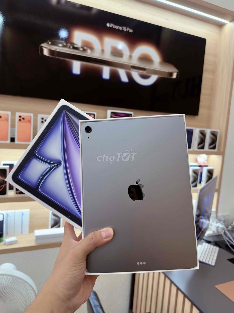 iPad Air 7 M3 128Gb. Pin cao Full Box. Còn Bh dài. Mua bán Máy tính bảng tại Thành phố Buôn Ma Thuột Đắk Lắk được đăng bởi Nguyễn Hữu Duy hình 1
