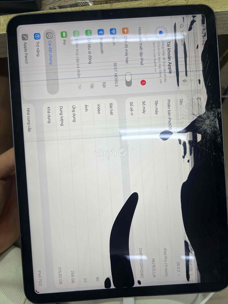 Apple iPad Pro 2018 11 inch 256GB Màn hình hỏng. Mua bán Máy tính bảng tại Quận Hà Đông Hà Nội được đăng bởi DO Hiếu hình 1