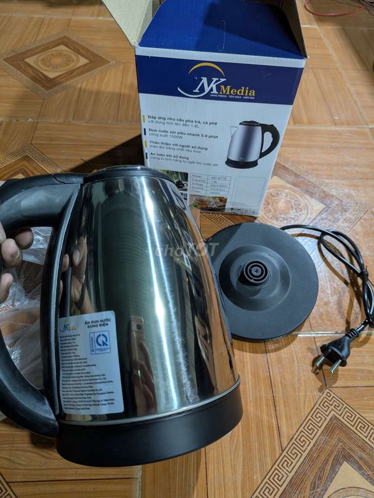 Ấm siêu tốc Media MD-ST18 1.8 lít. Mua bán Bếp, lò, đồ điện nhà bếp tại Thành phố Pleiku Gia Lai được đăng bởi Dũng Tân hình 1