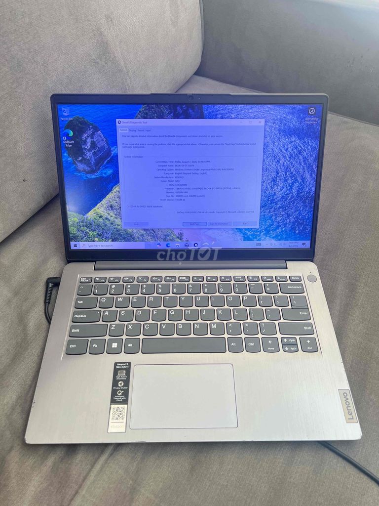 Lenovo Ideapad Slim 3 i3-1115G4 8GB/512GB Xám. Mua bán Laptop tại Quận Đống Đa Hà Nội được đăng bởi HQ Computer hình 1