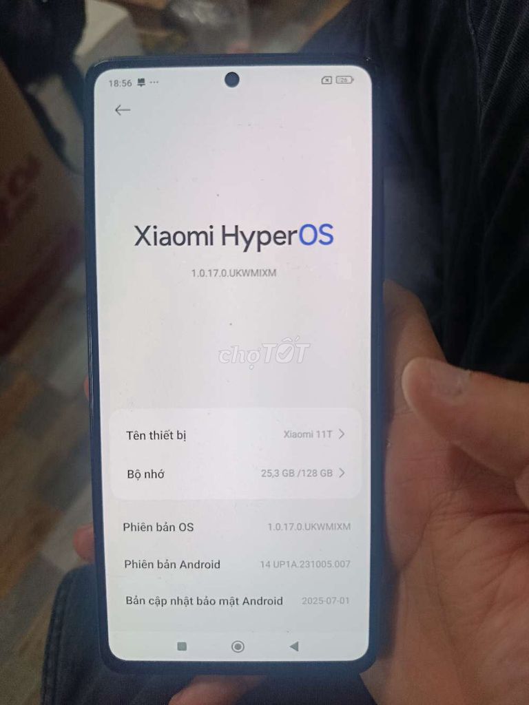 Xiaomi 11T 128GB Đen Bể nhẹ lưng sau. Mua bán Điện thoại tại Quận Tân Phú Tp Hồ Chí Minh được đăng bởi Lý Luân hình 1