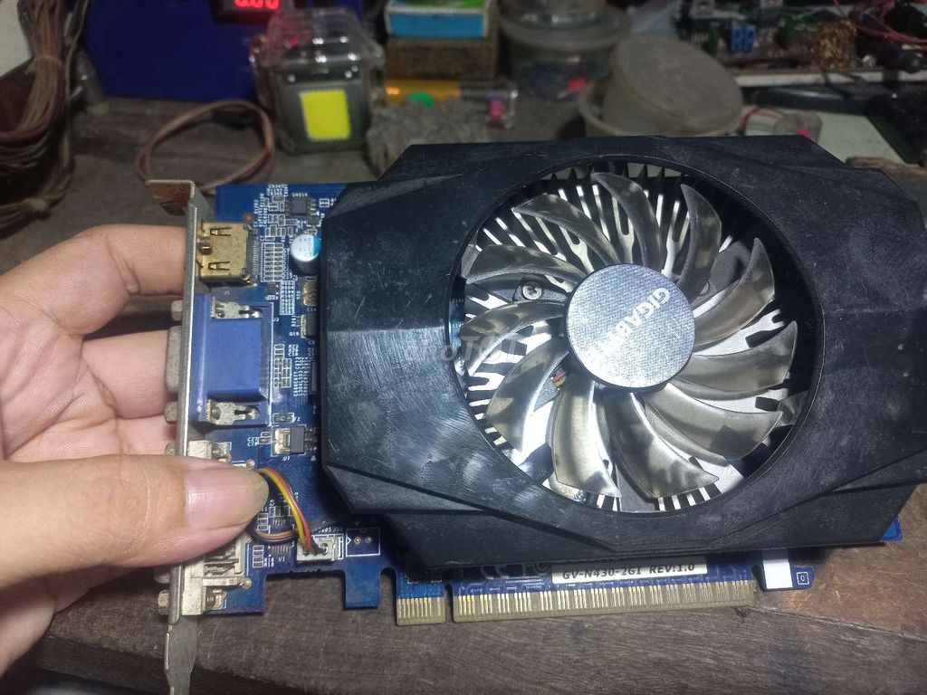 Card đồ họa Gigabyte GV-N430-2GI 2GB DDR3. Mua bán Linh kiện (RAM, Card...) tại Huyện Hóc Môn Tp Hồ Chí Minh được đăng bởi Vechaicongnghe hình 1