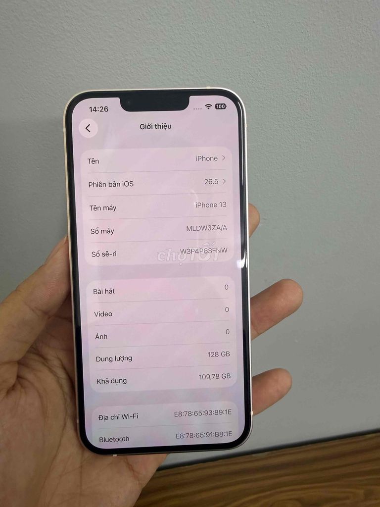 Apple iPhone 13 128GB Hồng. Mua bán Điện thoại tại Quận Long Biên Hà Nội được đăng bởi Hàng Chất hình 1