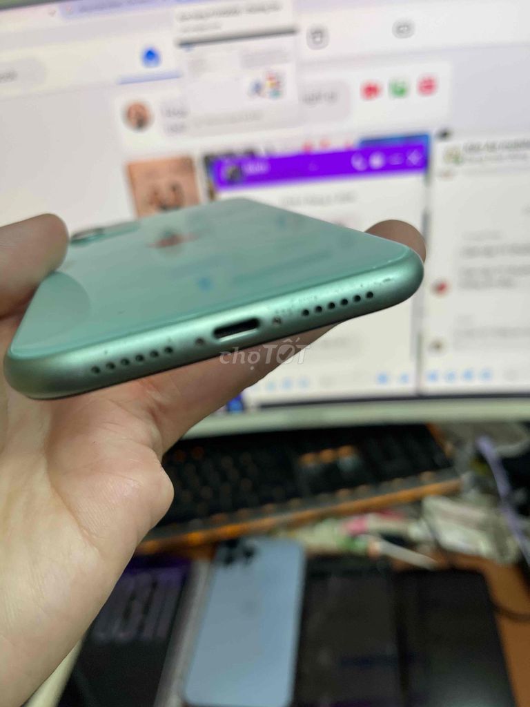 Apple iPhone 11 64GB Xanh. Mua bán Điện thoại tại Quận Lê Chân Hải Phòng được đăng bởi hoang anh hình 1