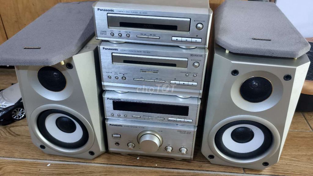 Dàn âm thanh Panasonic Bạc Nhôm 4 thớt rời. Mua bán Tivi, Âm thanh tại Huyện Gia Lâm Hà Nội được đăng bởi anh hình 1