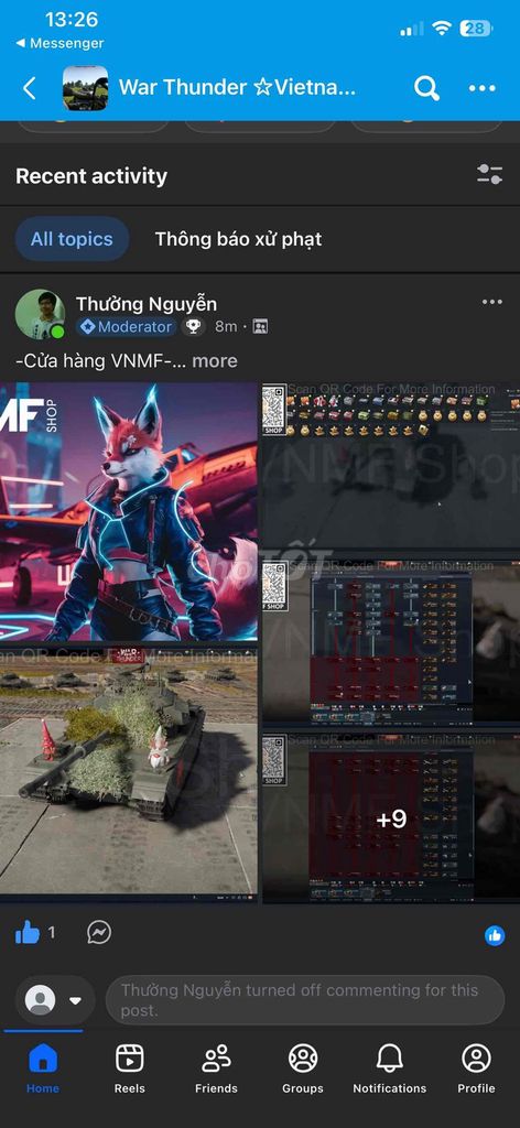 Tài khoản game War Thunder. Mua bán Thiết bị chơi game tại Huyện Chơn Thành Bình Phước được đăng bởi Huy Ha hình 1
