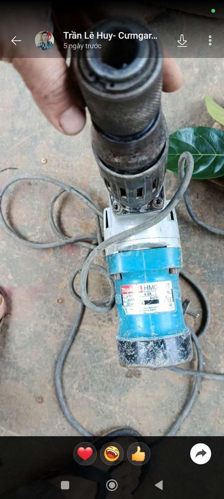 Máy khoan búa Makita HM0810T 900w. Mua bán Đồ chuyên dụng, Giống nuôi trồng tại Huyện Cư M'gar Đắk Lắk được đăng bởi  Trần lê HUY hình 1