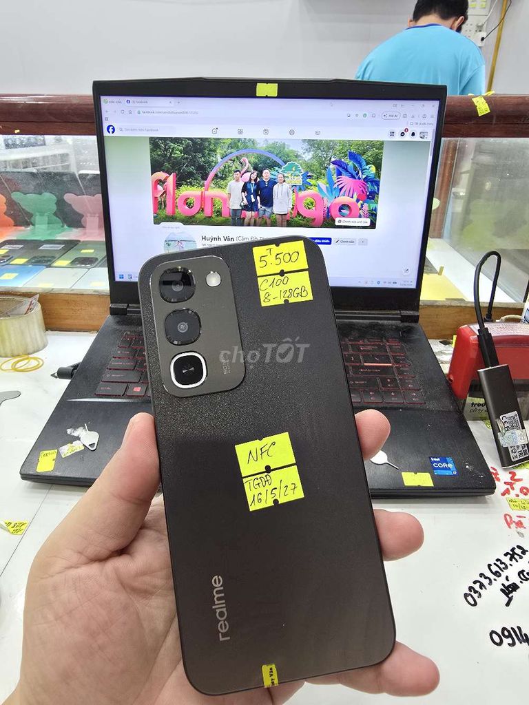 Realme C100 8GB/128GB Đen. Mua bán Điện thoại tại Thành phố Long Xuyên An Giang được đăng bởi Facebook Cầm Đồ Thúy Vân hình 1