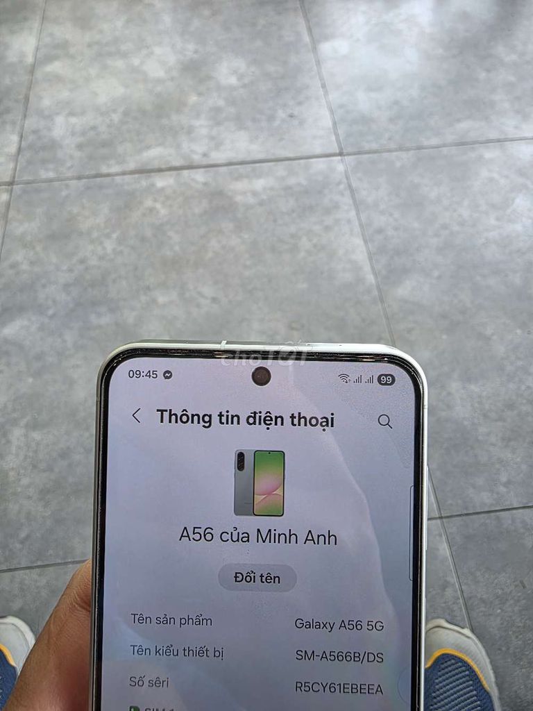 Samsung Galaxy A56 5G xanh. Mua bán Điện thoại tại Quận Cầu Giấy Hà Nội được đăng bởi Minh Anh hình 1