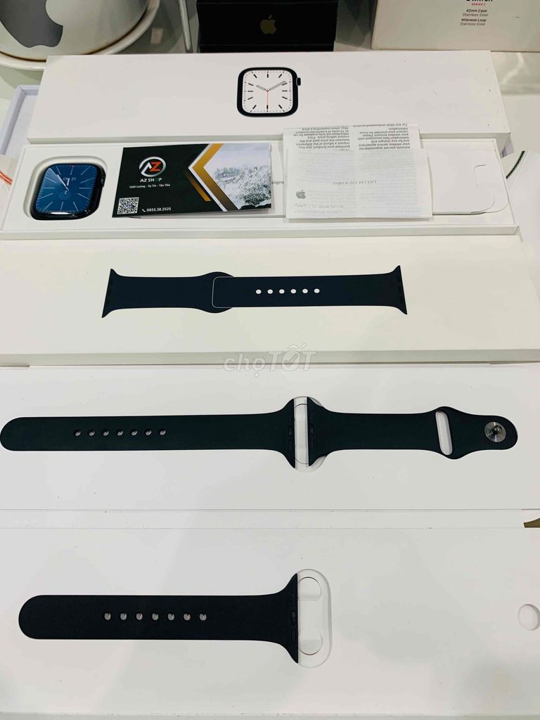 Apple Watch s7/45 nhôm đen GPS fullbox