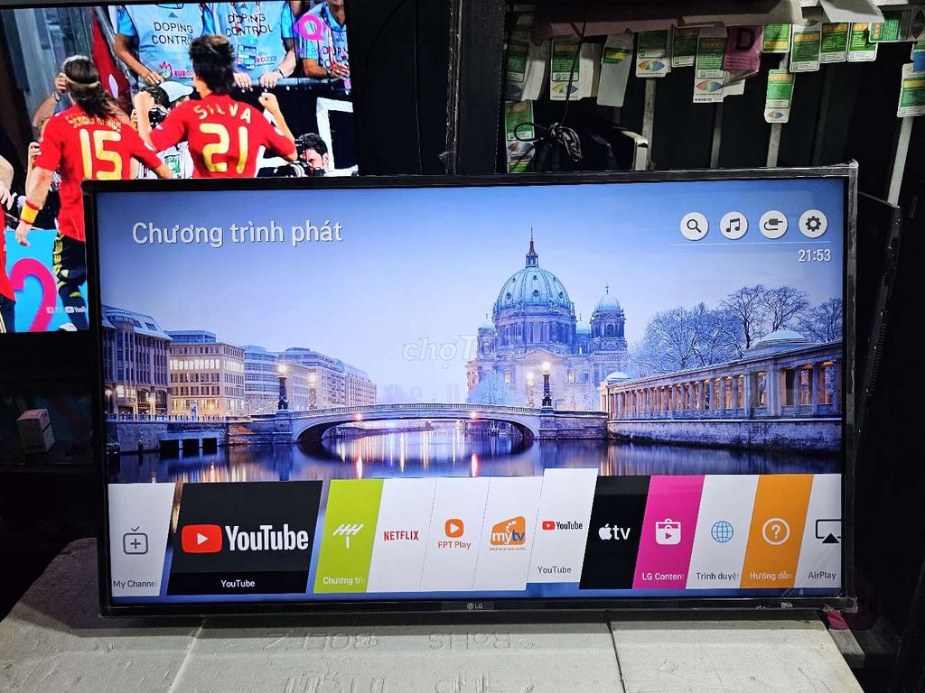 Smart Tivi LG 4K 43"UK6340. 43". Giọng Nói - 98%