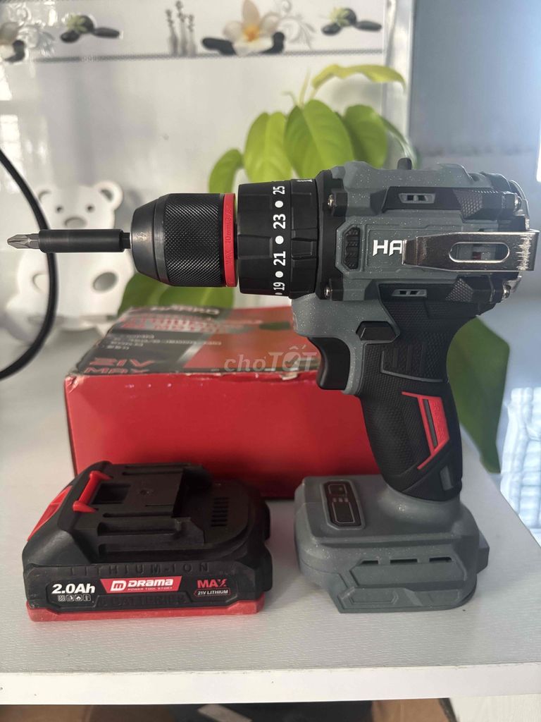 Máy khoan pin Hanko HK36210 kèm pin. Mua bán Đồ chuyên dụng, Giống nuôi trồng tại Thành phố Bến Tre Bến Tre được đăng bởi T home hình 1