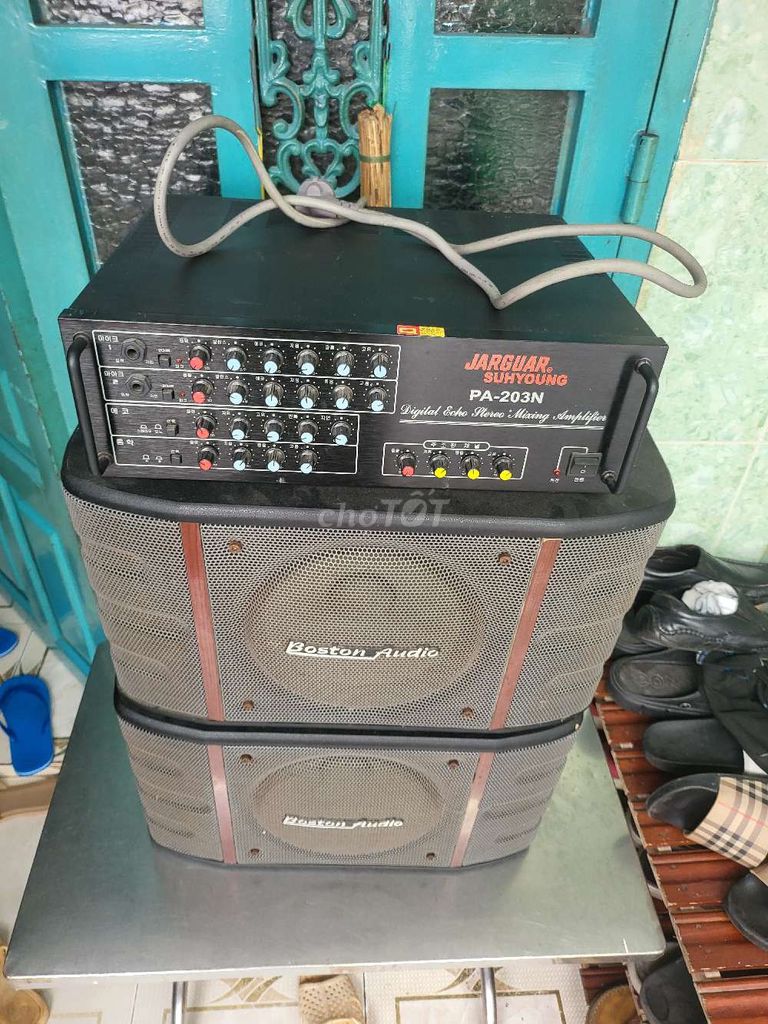 Bộ karaoke ampli +loa. Mua bán Tivi, Âm thanh tại Quận 8 Tp Hồ Chí Minh được đăng bởi Nguyễn Thuận  hình 1