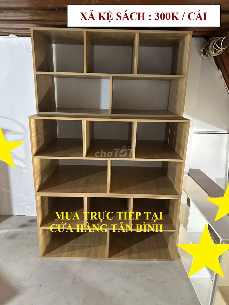 XẢ KỆ SÁCH 60X120X17CM PHỦ MELAMINE VÁN GỖ . Mua bán Tủ, kệ gia đình tại Quận Gò Vấp Tp Hồ Chí Minh được đăng bởi  BÀN GHẾ VĂN PHÒNG VÀ TỦ TRƯNG BÀY SHOP hình 1