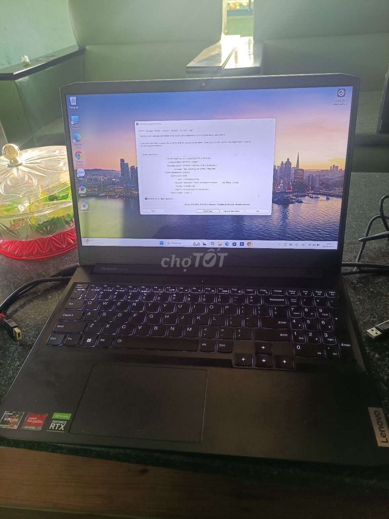 Laptop Lenovo Ideapad Gaming 3 máy full zin