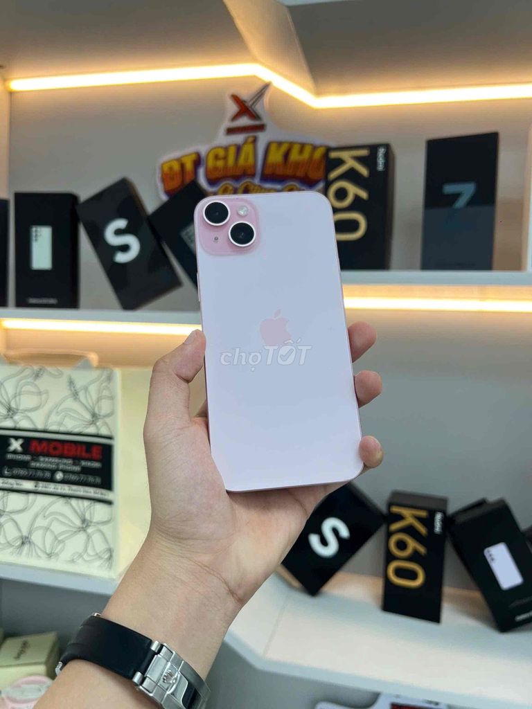 iPHONE 15 PLUS 128 LL/A ZIN ĐẸP BẢN HỒNG CỰC XINH. Mua bán Điện thoại tại Huyện Trảng Bom Đồng Nai được đăng bởi X Mobile Trảng Bom hình 1