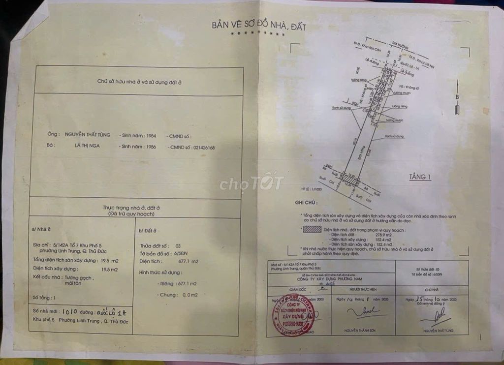 1000m2 ĐẤT MTiền QL1A-KHU ĐH NÔNG LÂM, cách GA METRO THỦ ĐỨC chỉ 300m