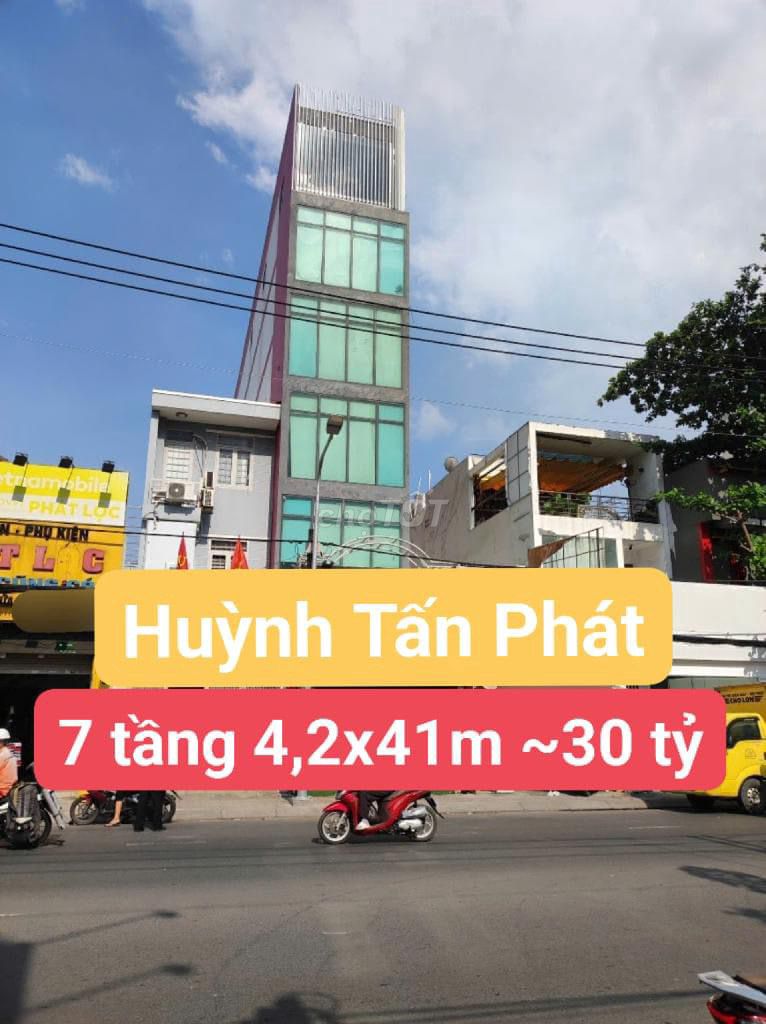 Nhà 7 Tầng làm VP- MT Huỳnh Tấn Phát, Quận 7 – chỉ 29 Tỷ