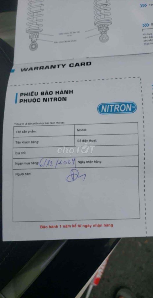 Phuộc Nitron ĐNA + HPA