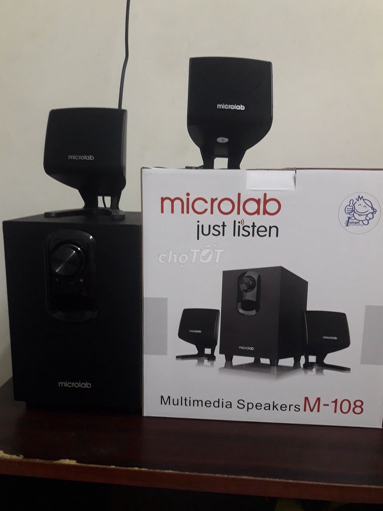 0972771936 - Thanh lý Loa Microlab M 108 mới giá rẻ 300k