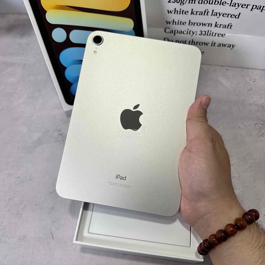 IPad Mini 6 Wifi 64Gb Starlight FullBox 99% 3/2025