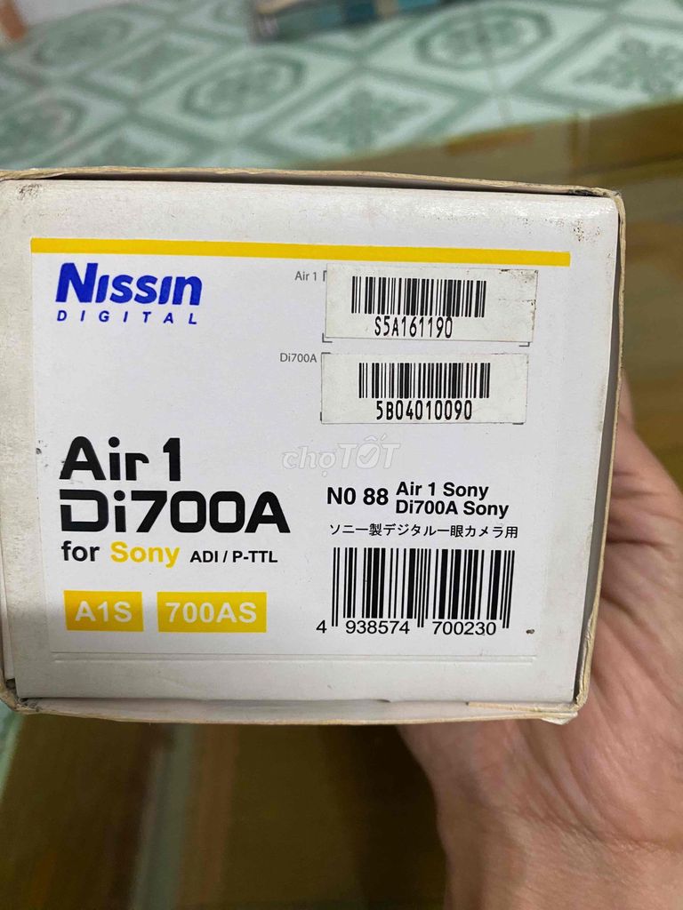 Đèn flash Nissin Di700A Air 1 Đen. Mua bán Máy ảnh, Máy quay tại Huyện Nhơn Trạch Đồng Nai được đăng bởi Nguyễn Phương Duy hình 1