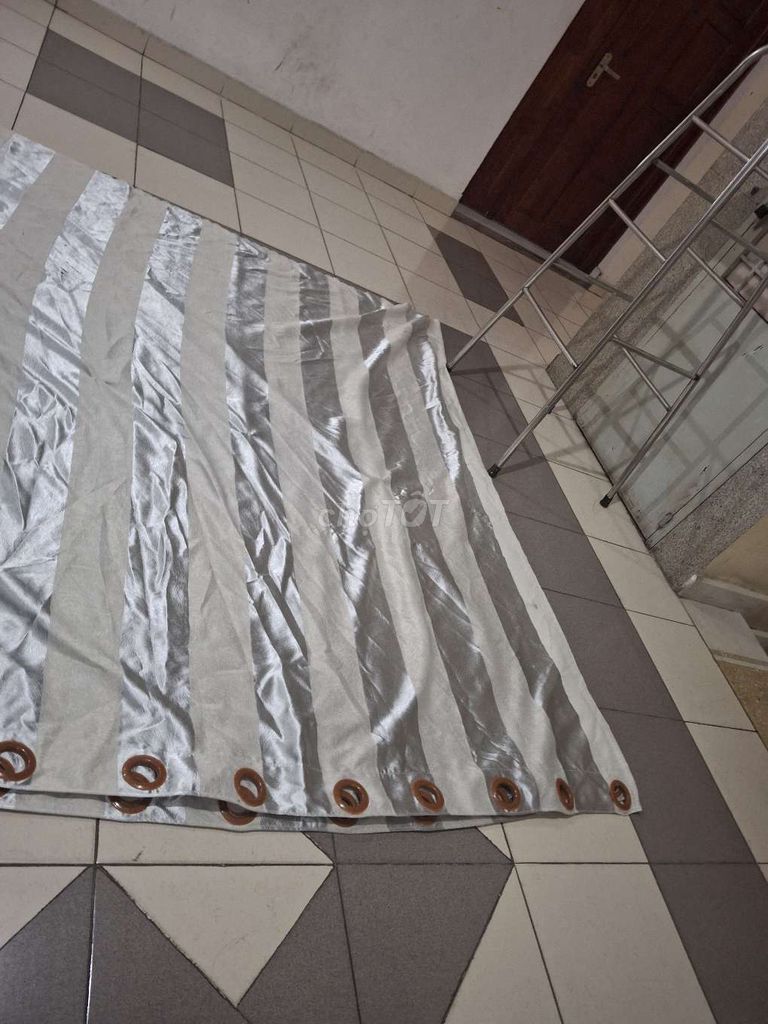 Rèm cửa vải Xám 2m7x5m 2 lớp. Mua bán Nội thất, đồ gia dụng khác tại Quận 4 Tp Hồ Chí Minh được đăng bởi Hạnh hình 1