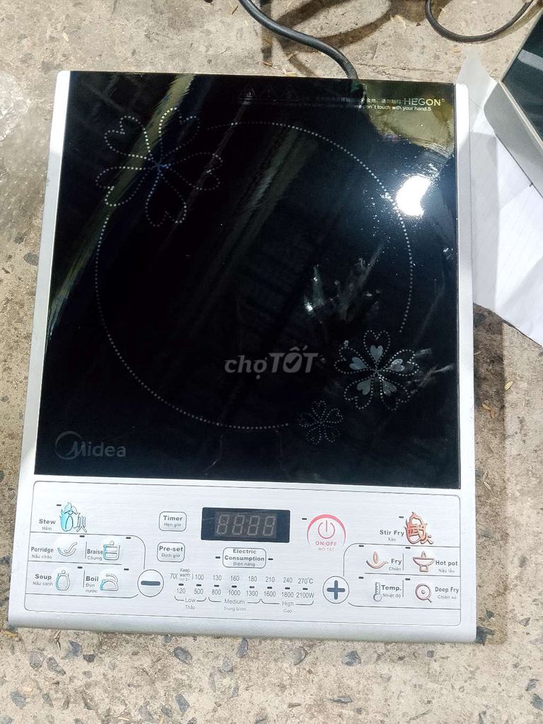 Bếp từ Midea mặt kính Trắng. Mua bán Bếp, lò, đồ điện nhà bếp tại Quận Bình Tân Tp Hồ Chí Minh được đăng bởi Mai Ban hình 1