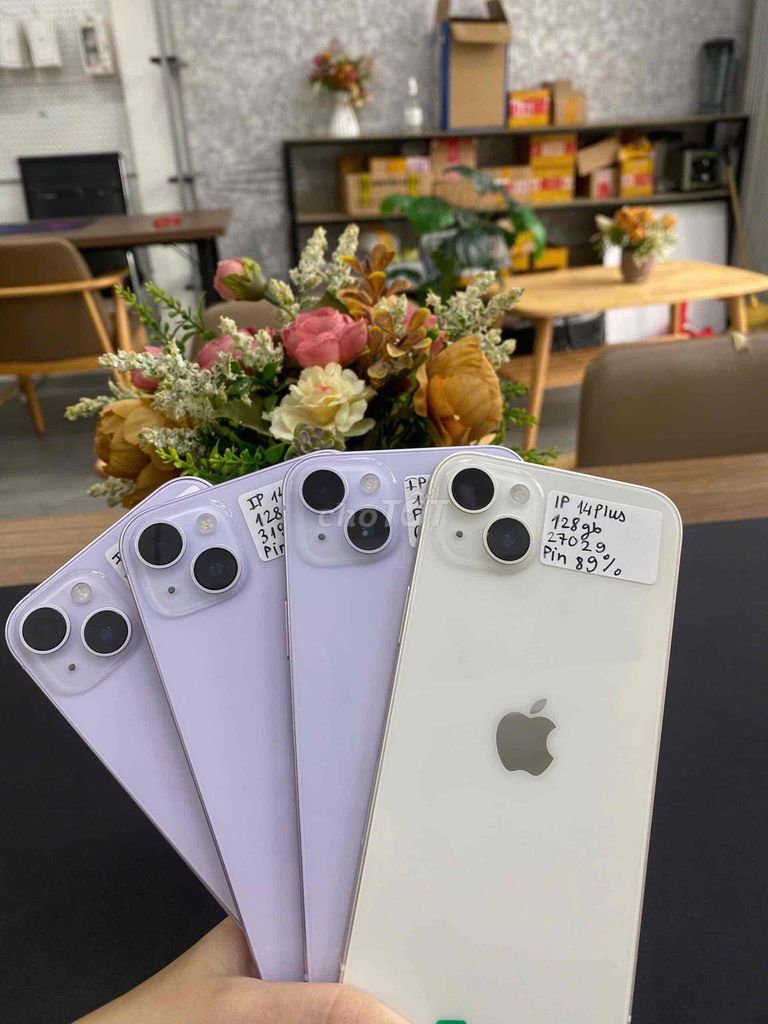 Apple iPhone 14 Plus 128GB Tím, Trắng Đã sử dụng. Mua bán Điện thoại tại Quận Ninh Kiều Cần Thơ được đăng bởi Mr.T Mobile hình 1