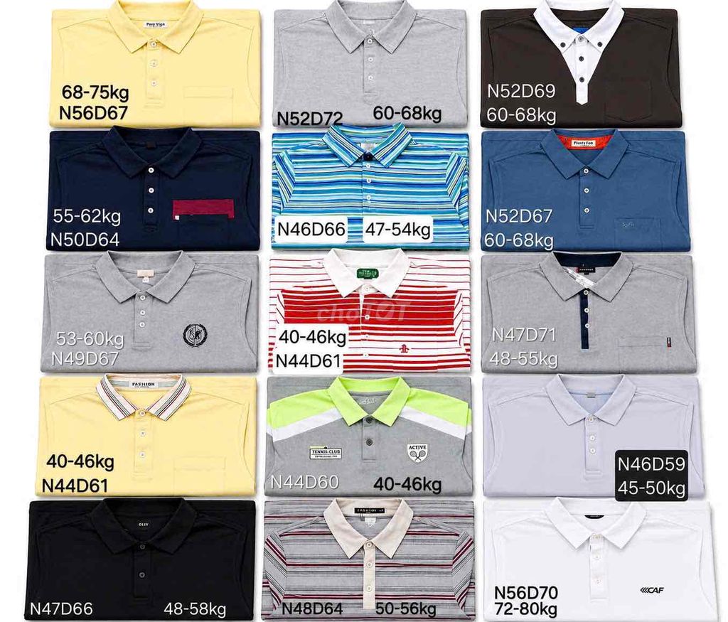 Áo polo nam Vải thoáng mát size L. Mua bán Quần áo tại Quận Hoàng Mai Hà Nội được đăng bởi Vuagiay2hand hình 1