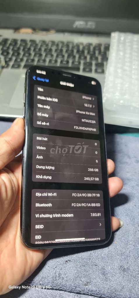 iPhone XS Max 256GB Đã qua sử dụng. Mua bán Điện thoại tại Quận Tân Phú Tp Hồ Chí Minh được đăng bởi phan bình vt hình 1