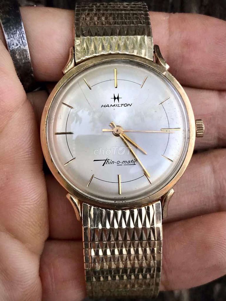 Đồng hồ cơ cổ Hamilton Thinnomatic Vàng 10K GF. Mua bán Đồ sưu tầm, đồ cổ tại Quận 12 Tp Hồ Chí Minh được đăng bởi Đăng Nguyên hình 1