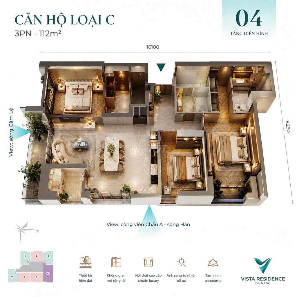 Toà Căn Hộ Cao Cấp VISTA Đà Nẵng - Đường Xô Viết Nghệ Tĩnh