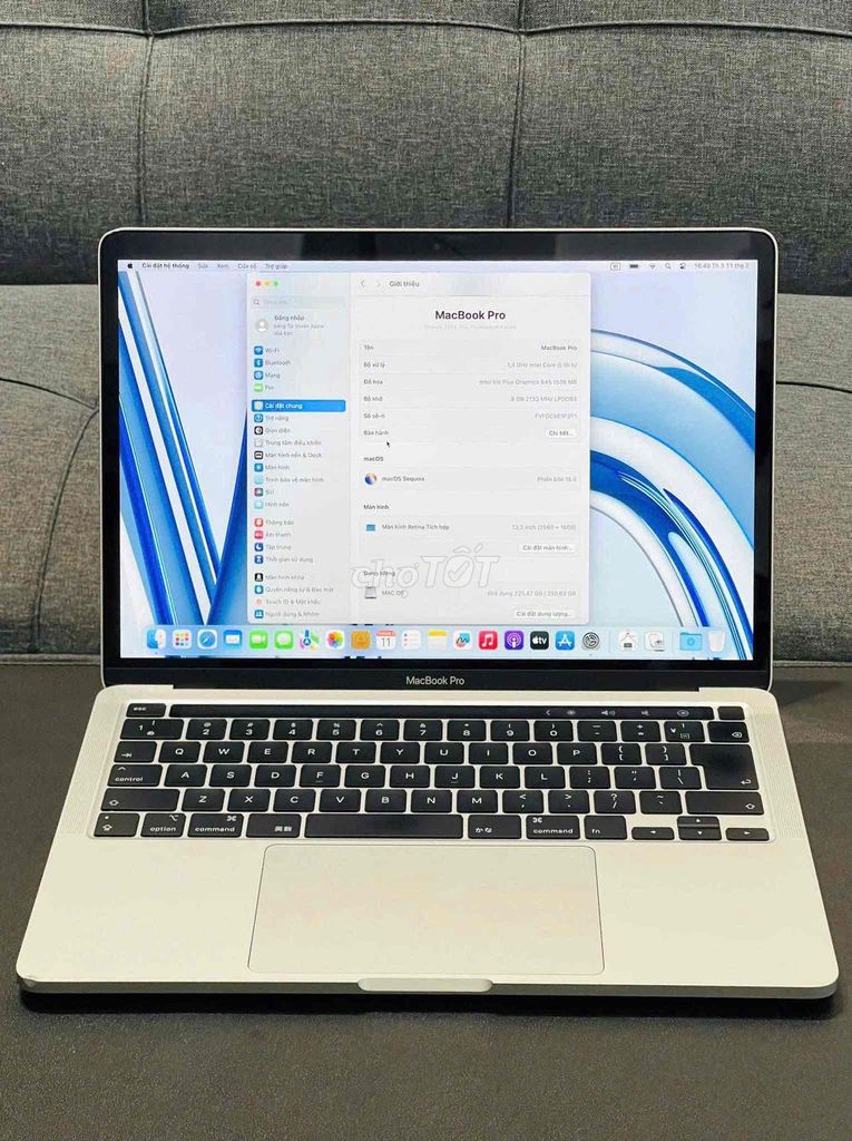 Apple MacBook Pro 2020 i5 13.3 inch 8GB/256GB. Mua bán Laptop tại Huyện Trảng Bom Đồng Nai được đăng bởi Nhi Nhí KĐT BÀU XÉO TRẢNG BOM hình 1