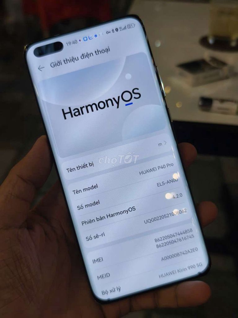 Huawei P40 Pro 128GB Xanh. Mua bán Điện thoại tại Thành phố Rạch Giá Kiên Giang được đăng bởi Ken ken hình 1