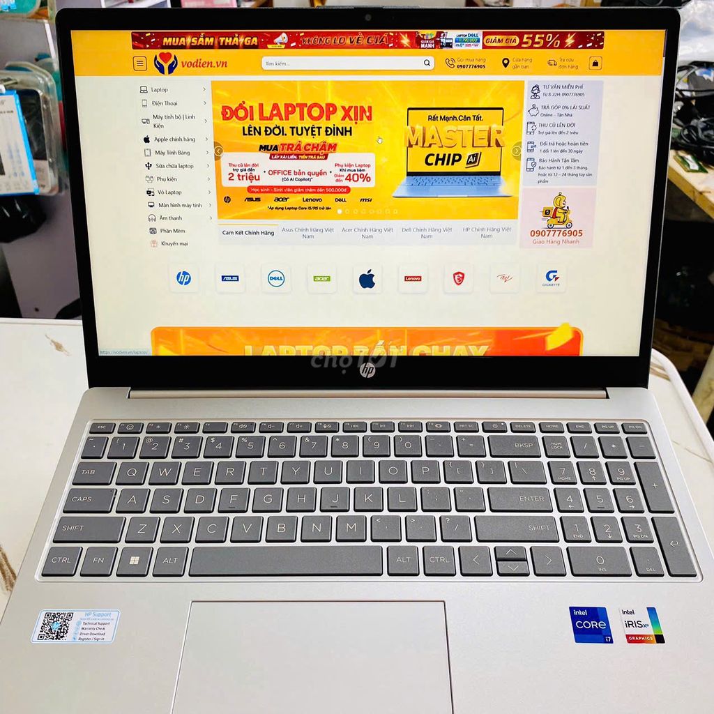 HP NoteBook 15-fd0083TU i7-1355U 16GB/512GB Win11. Mua bán Laptop tại Quận Ninh Kiều Cần Thơ được đăng bởi Võ Diện hình 1