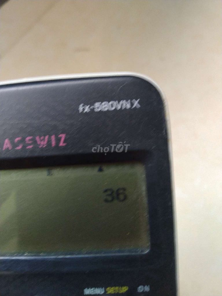 Máy tính Casio 580 chĩnh hãng