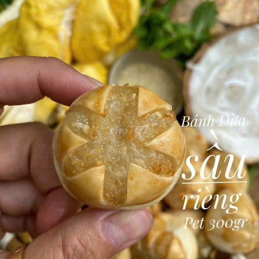 BÁNH DỪA SẦU RIÊNG ĐỒNG TIỀN THƠM NỨC MŨI 300G