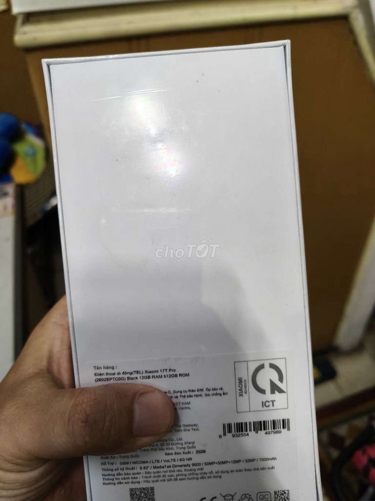 Xiaomi 17T Pro 12GB/512GB Đen Like New. Mua bán Điện thoại tại Quận 7 Tp Hồ Chí Minh được đăng bởi Hoàng Tuấn hình 1