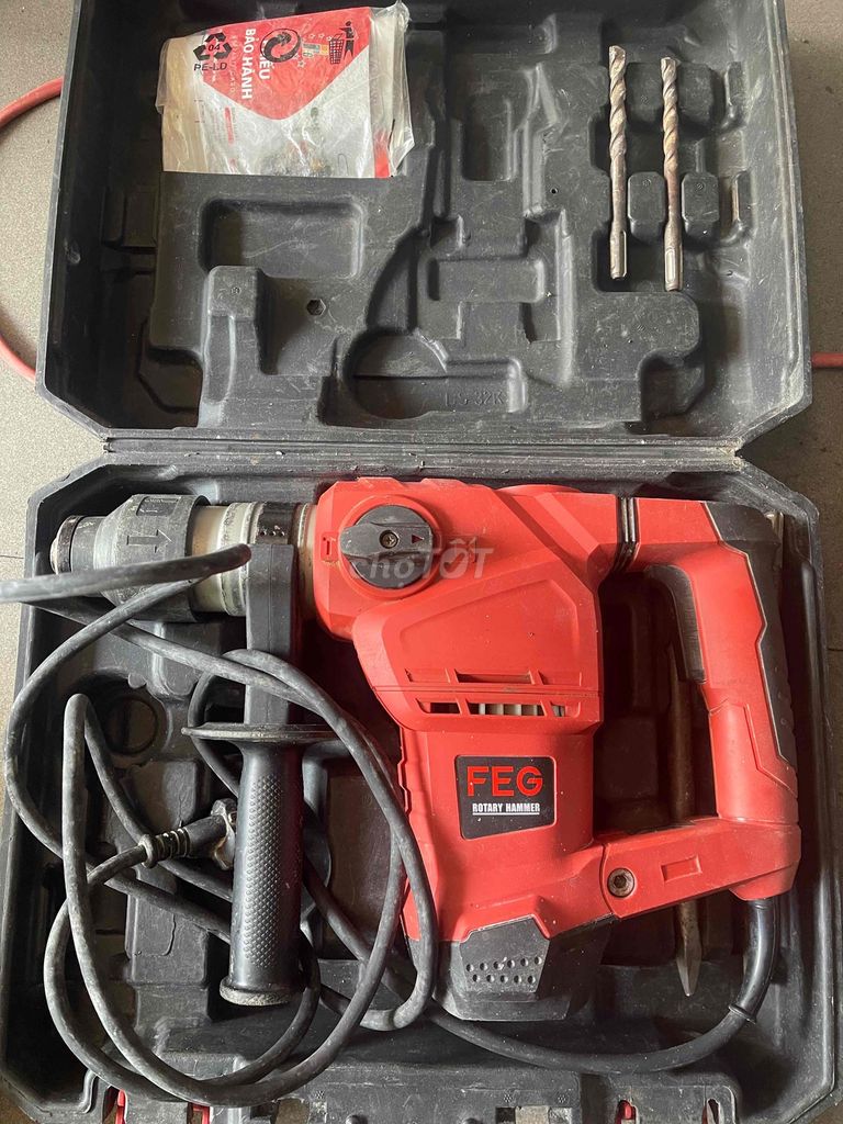 Máy khoan búa FEG EG-500 Đỏ. Mua bán Đồ chuyên dụng, Giống nuôi trồng tại Quận Thanh Khê Đà Nẵng được đăng bởi Cửa hàng MÁY MÓC ONLINE 747 Trần Cao Vân Đà Nẵng hình 1