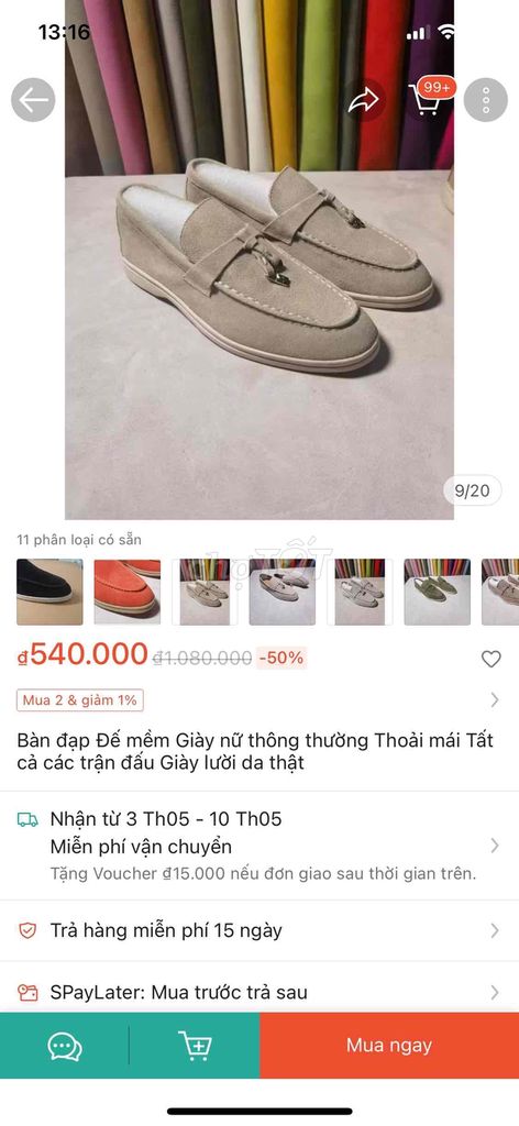 Giày lười. Mua bán Giày dép tại Quận Gò Vấp Tp Hồ Chí Minh được đăng bởi Vũ chuyên hàng Nhật Trung hình 4