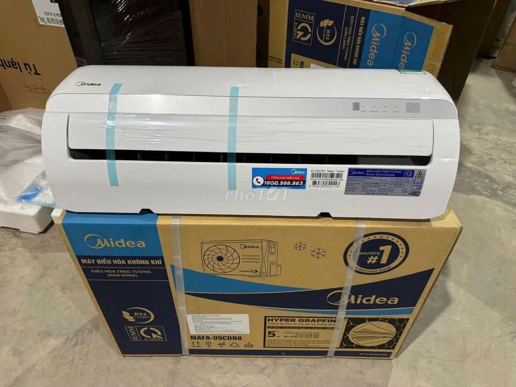 Máy lạnh Midea 1HP tiết kiệm điện, bao lắp đặt. Mua bán Máy lạnh, điều hoà tại Thành phố Thủ Đức Tp Hồ Chí Minh được đăng bởi Lê Hiếu Điện Máy Trả Góp hình 1